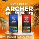 Buy A Pair Of Archer Disposable Vape by Vapemod – 60k Puffs (50mg)