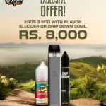 Exclusive Offer Xros 3 Pod Kit + Dripdown Or Slugger 30ml